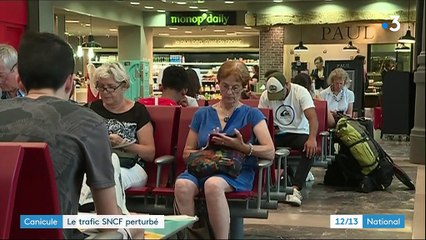 Canicule : retards et trains annulés à la SNCF