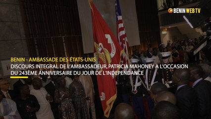 Benin : discours de l’ambassadrice des USA à l’ occasion du 243ème anniversaire