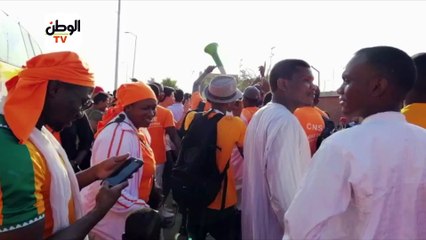 توافد جماهير منتخبي كوت ديفوار والمغرب على استاد السلام