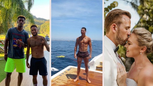 Veja as férias dos principais astros da Europa