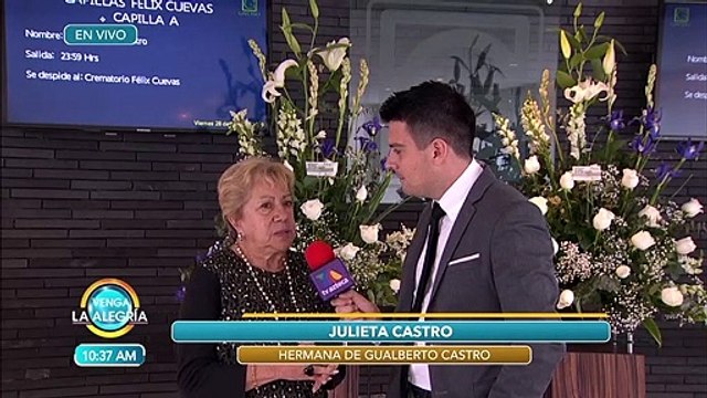 La hermana de Gualberto platicó bellas anécdotas de su infancia. | Venga La Alegría