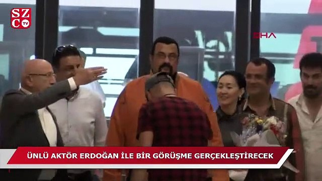 ABD'li aktör Steven Seagal İstanbul'a geldi