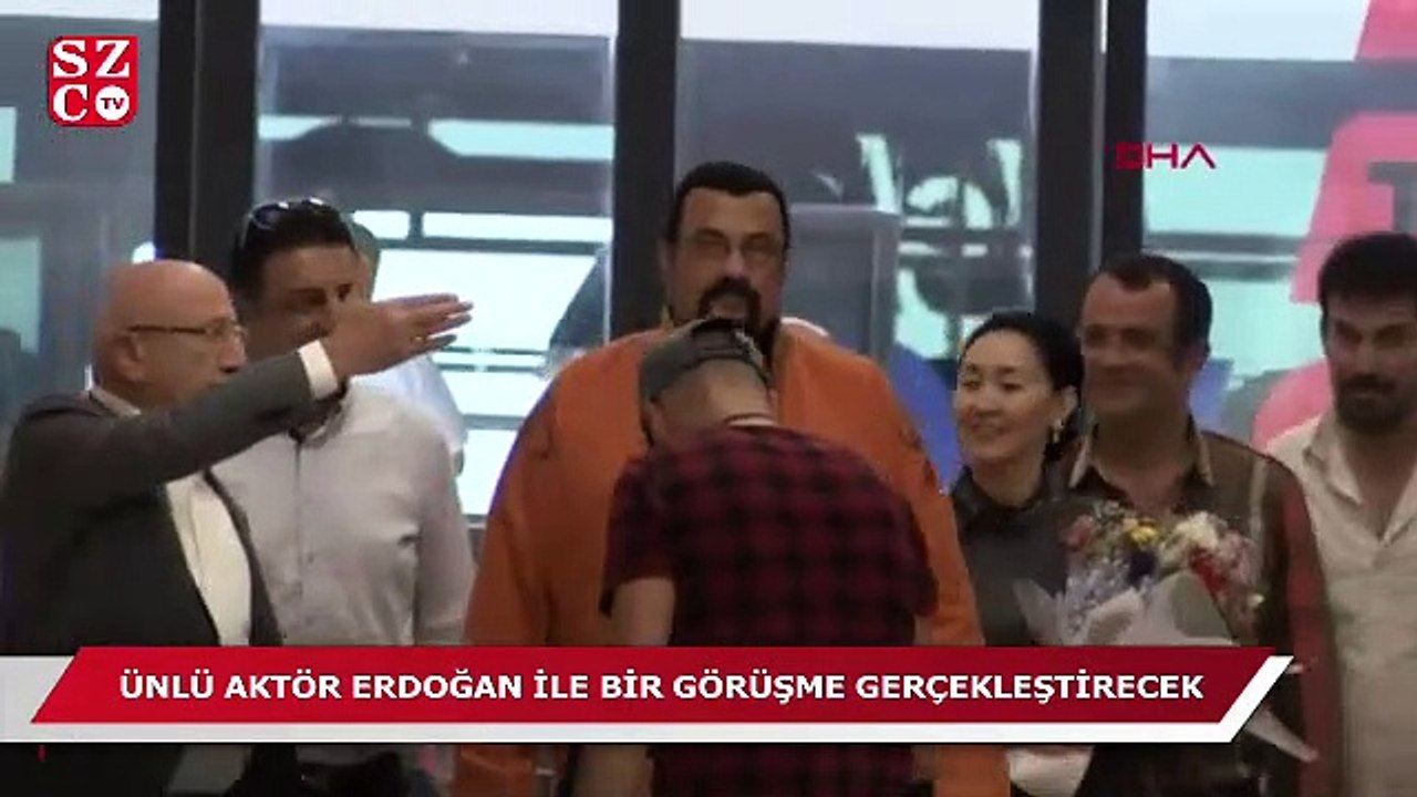 ABD'li aktör Steven Seagal İstanbul'a geldi