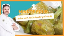 1 min pour ... Cuire ses artichauts poivrade - 750g