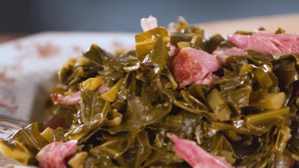 Slow-Cooker Collard Greens with Ham Hocks