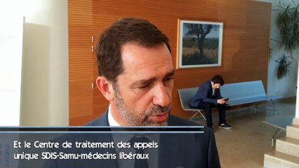 christophe castaner en déplacement ce vendredi 28 juin à Avignon dans le Vaucluse