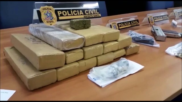 Material apreendido durante operação Anjos da Lei