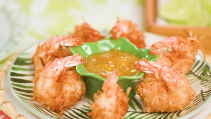Coconut Fried Shrimp with Orange-Lime Dip