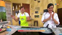 Receta: ¿Galletas sin horno? Mariana Meza te enseña a preparar una súper Galleta al sartén.