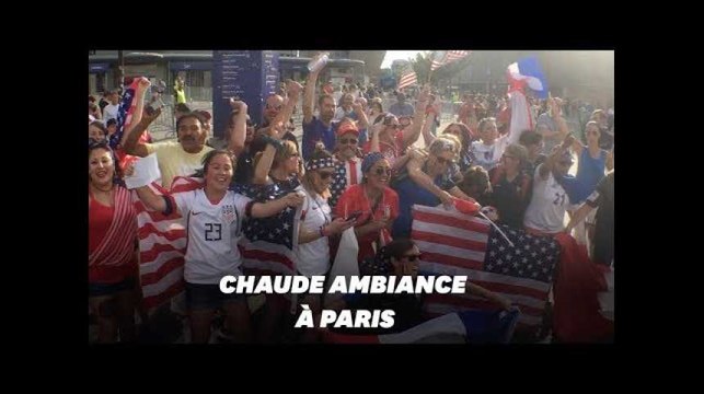 France - États-Unis: au Parc des Princes, ambiance caniculaire