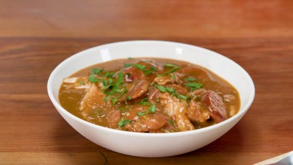 Smoked Turkey-and-Andouille Gumbo Recipe