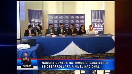 Movilizaciones a nivel nacional contra el matrimonio igualitario