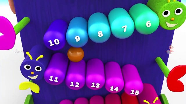 Bamboo Color Marble Balls Slider Toy Set 3D - Little Baby Fun Learning Colors for Children Kids Toys