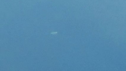 Cigar-shaped object seen over Austin in broad daylight