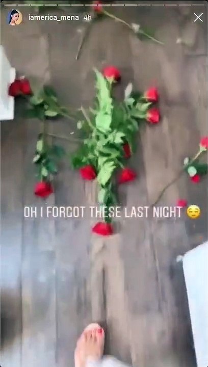 Erica Mena smashes roses from Safaree and removes his last name, "Samuels," from her Twitter profile #LHHNY #LHHH