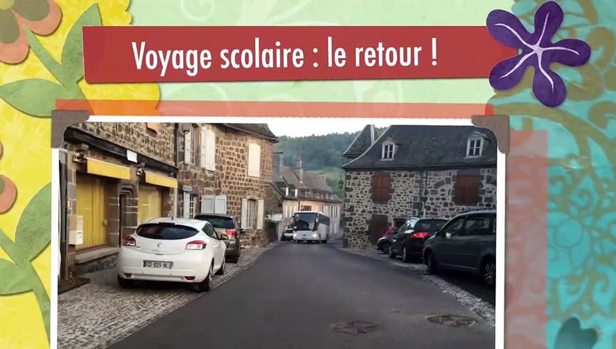 Retour de voyage scolaire de l'école st Joseph / 28 juin 2019
