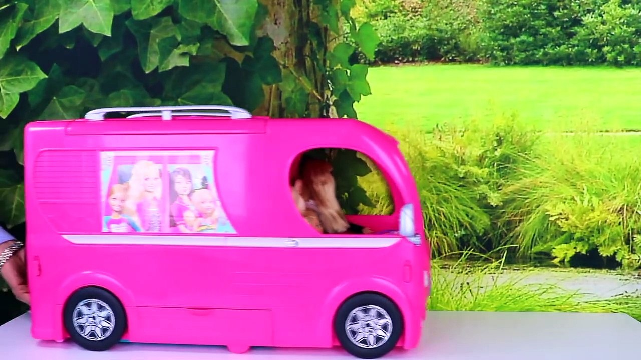 Baby Doll Camper RV  Barbie & Chelsea glam camper van