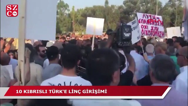 Güney Kıbrıs'ta yapılan Kapalı Maraş eyleminde Türklere linç girişimi!