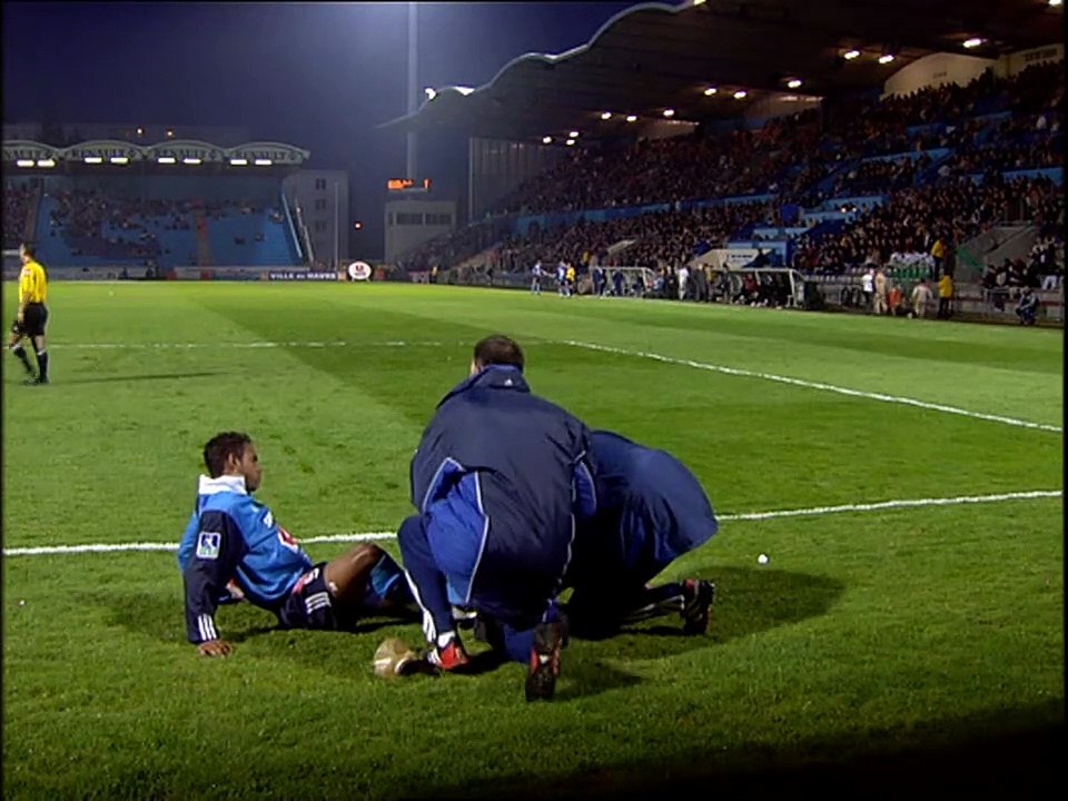 12/04/03 : HAC-SRFC : penalty manqué Lesage (56')