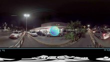 In Front of View - Coral Negro Market in Cancun Mexico in 360° VR