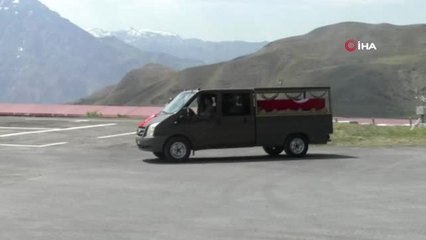 Hakkari şehidi törenle memleketine uğurlandı