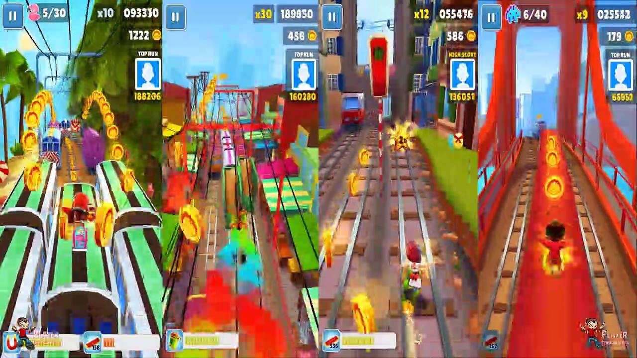 Subway Surfers 2019 Bali Vs Miami Vs Seoul Vs Bangkok Vs Zurich Vs San  Francisco Gameplay - video Dailymotion