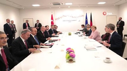 - Cumhurbaşkanı Erdoğan, Merkel ile görüştü