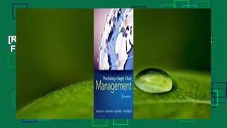 [Read] Purchasing and Supply Chain Management  For Kindle