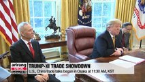 Trump, Xi sit down for trade talks in Japan