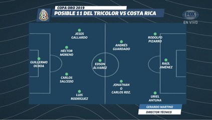 LUP: La posible alineación del ‘Tri’ ante Costa Rica