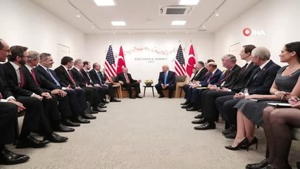 Cumhurbaşkanı Erdoğan, ABD Başkanı Trump ile görüştü