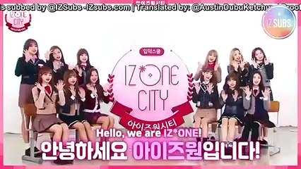 [ENG SUB] 190107 IZ*ONE City Teaser 1