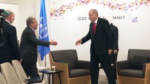 Cumhurbaşkanı Erdoğan, BM Genel Sekreteri Guterres ile görüştü - OSAKA