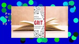 Popular to Favorit  Grit: The Power of Passion and Perseverance by Angela Duckworth