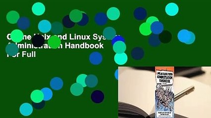 Online Unix and Linux System Administration Handbook  For Full