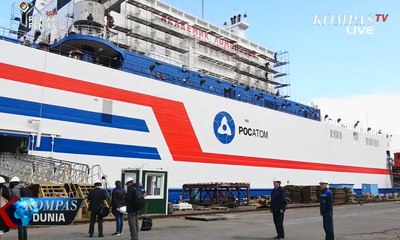 Aliri Listrik di Daerah Terpencil, Rusia Kembangkan PLTN Terapung
