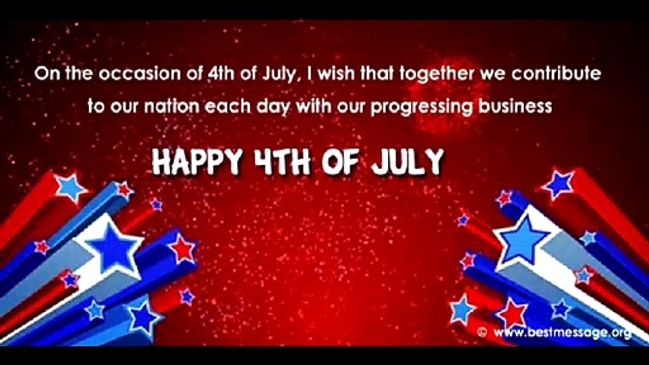 Happy 4th of July Messages, USA Independence Day Messages & Wishes