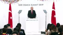 Cumhurbaşkanı Erdoğan: 'İnsan hakları konusunda diğer ülkelere karne düzenleyen gelişmiş Batılı devletler temel insanlık sınavından maalesef geçemedi' - OSAKA
