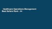 Healthcare Operations Management  Best Sellers Rank : #4