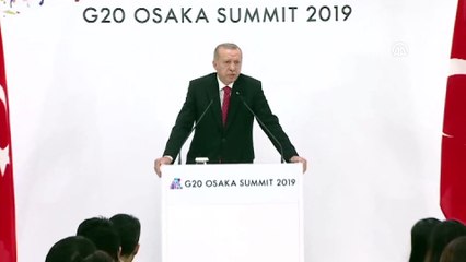 Cumhurbaşkanı Erdoğan: '(Kaşıkçı cinayeti) Yargılanmaları gereken yer İstanbul'dur' - OSAKA
