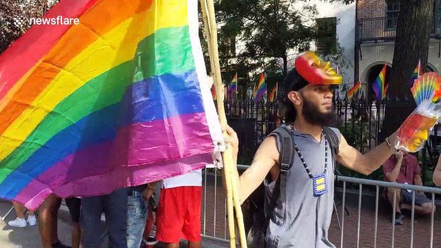 New York City marks 50th anniversary of Stonewall riots