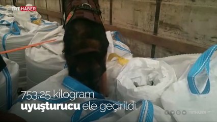 İstanbul'da 753 kilogram uyuşturucu ele geçirildi