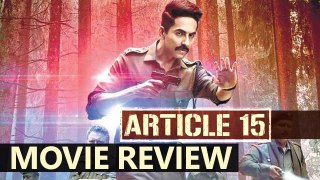 Article 15 Movie Review