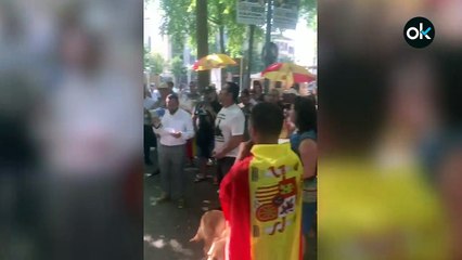 Salen en libertad los 7 detenidos que colocaron retretes con lazos amarillos frente a los separatistas