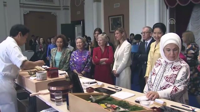 Lider eşlerine Japon mutfağı tanıtımı - OSAKA