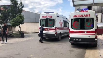 ZONGULDAK İnşaatta kamyon devrildi: 1 yaralı