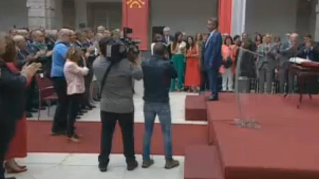 Toma de posesión de Miguel Ángel Revilla