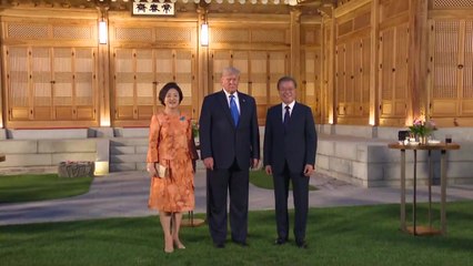 트럼프 환영한 EXO·박세리..."남북미 회담 여부 지켜보자" / YTN