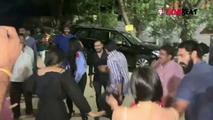 Raja Sekhar & His Daughters Teen Mar Dance | Kalki Team Celebrating Success