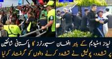 Clash between Afghan and Pakistan fans during World Cup Clash in Leeds